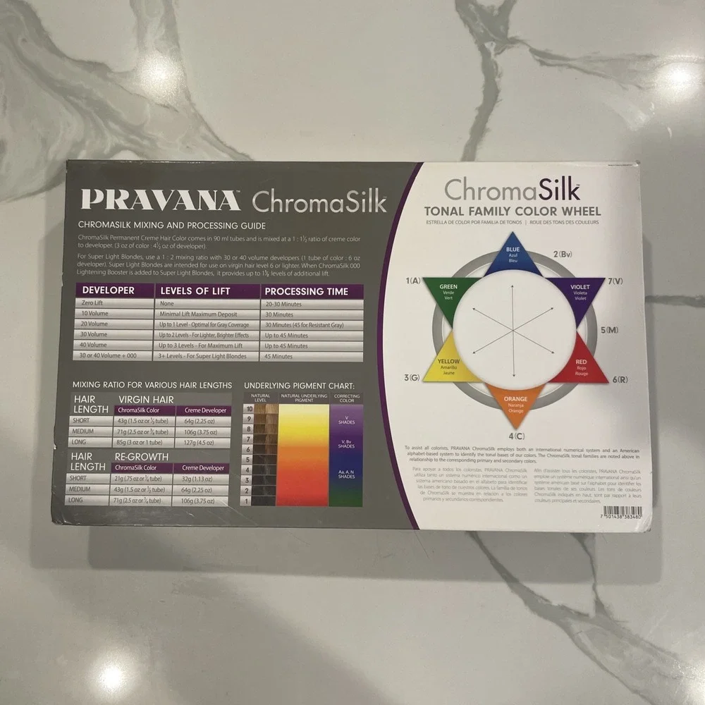 Pravana ChromaSilk Collection Swatch Book Sample Colors Complete in Binder
